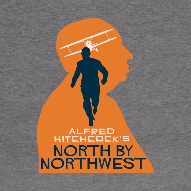 Alfred Hitchcock North by Northwest by n23tees